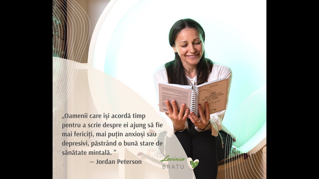 Lansarea cărții „365 de momente de reconectare cu tine" la Cărturești