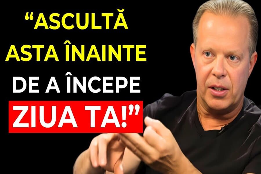 Miniatură cu un bărbat și textul „Ascultă asta înainte de a începe ziua ta!”