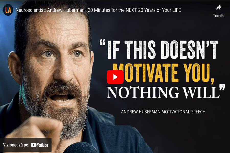 Captură video cu textul „If this doesn’t motivate you, nothing will”